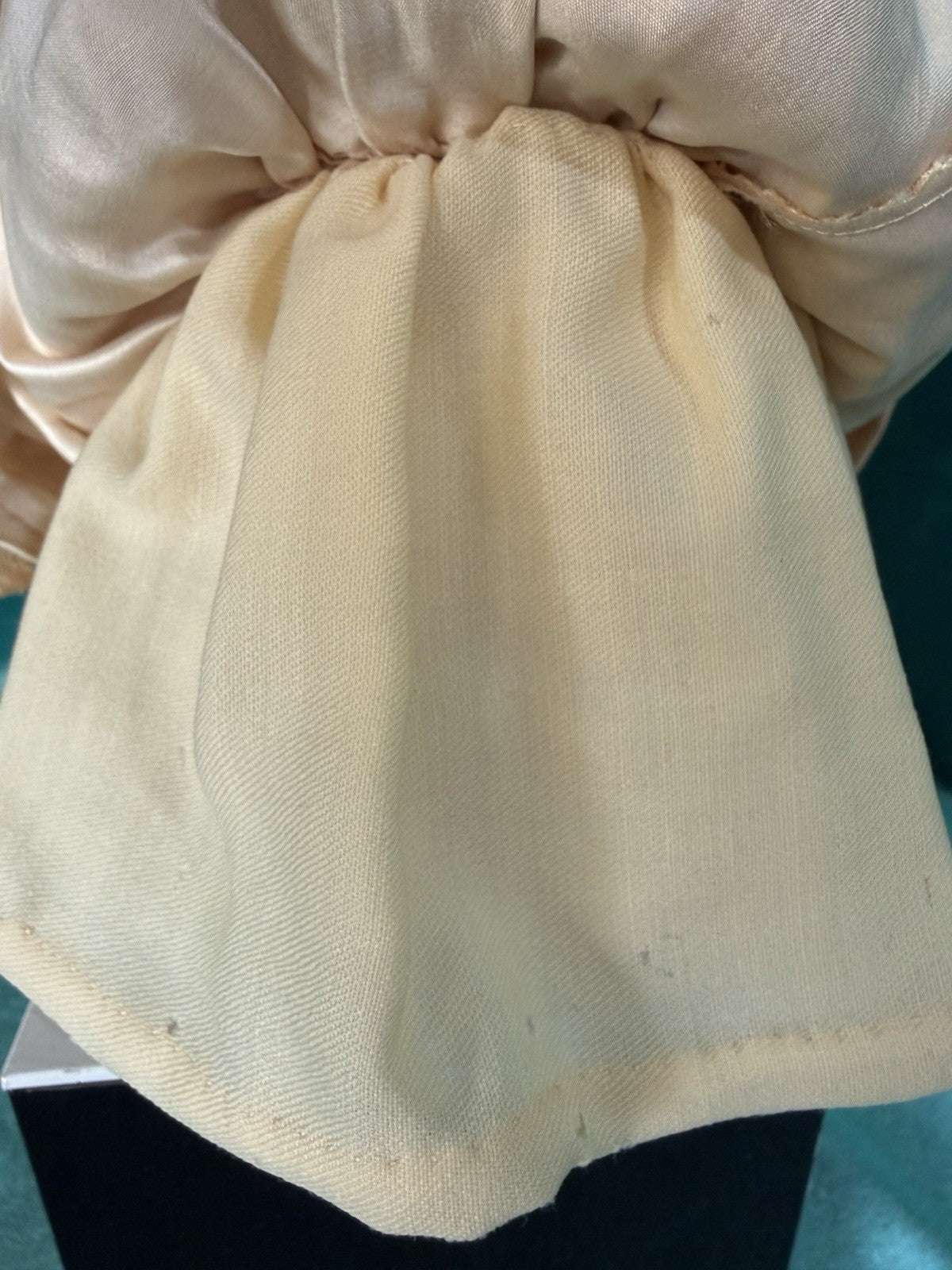 Antique German 8” Bisque Cloth Miniature Dollhouse China Doll
