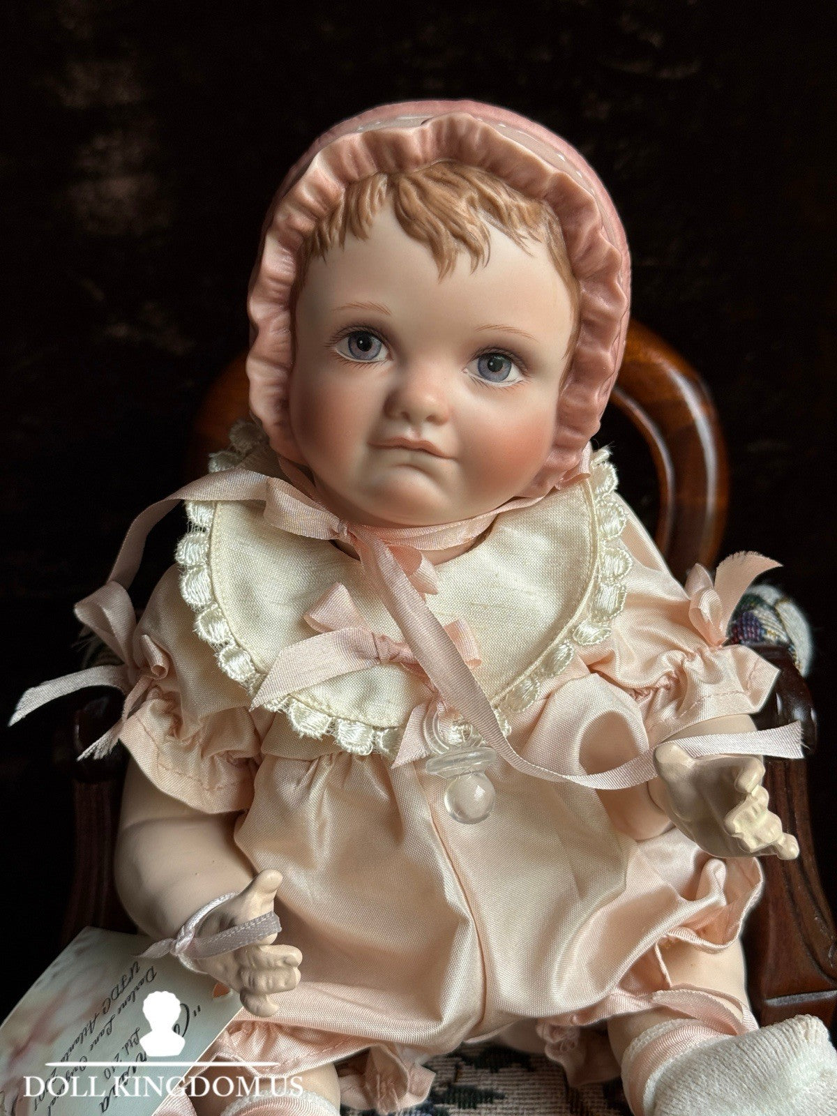 Collectible UFDC Artist Darlene Lane Porcelain/Composition 10.5” Carrissa Doll