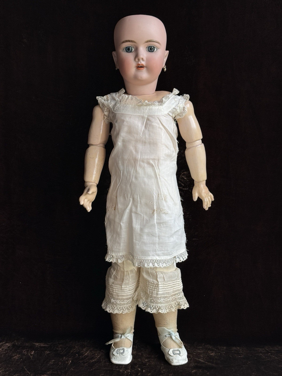 Antique German 24” Heinrich Handwerck 109 Dep Bisque Head Doll