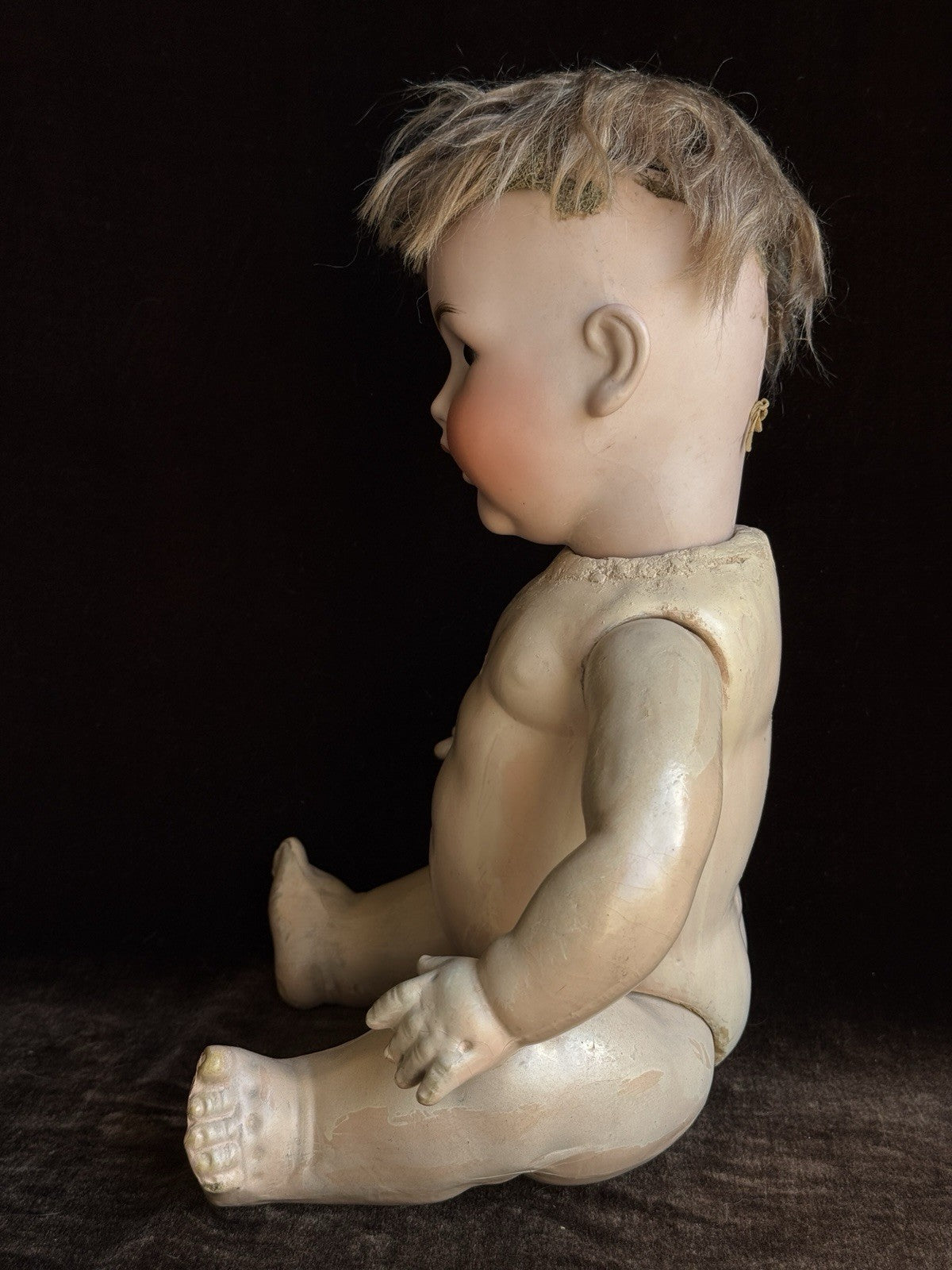 Antique German 16” Kestner JDK 257 Bisque Head Baby Doll
