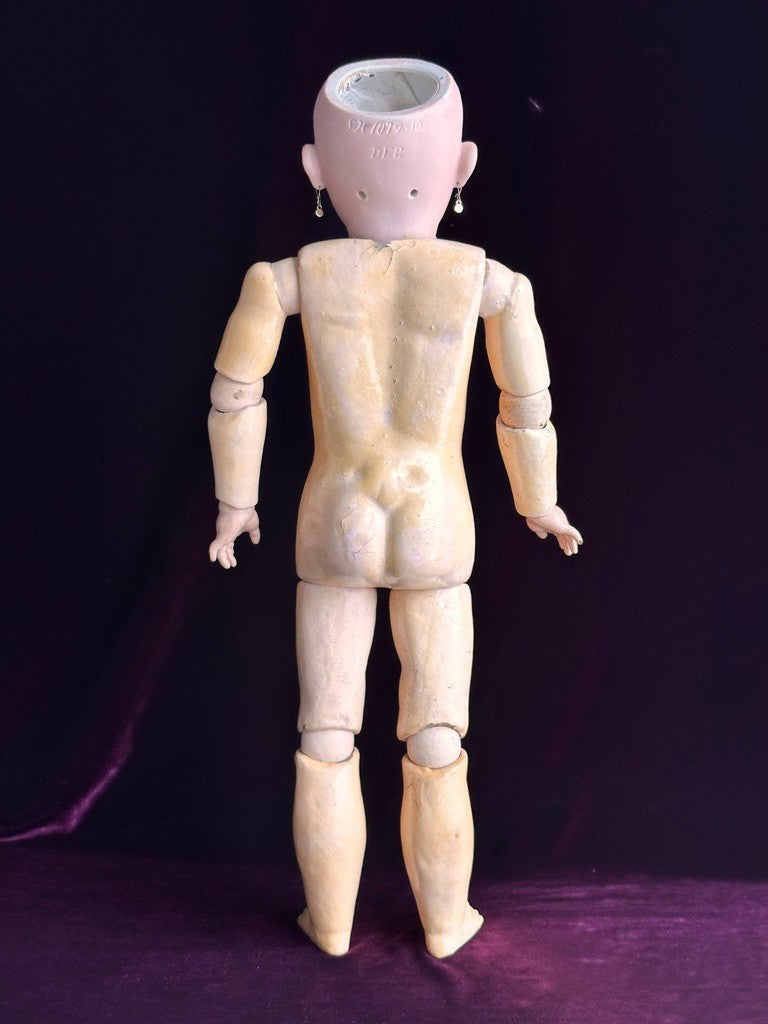 Antique German 22.5” Simon Halbig 1079 Bisque Head Doll