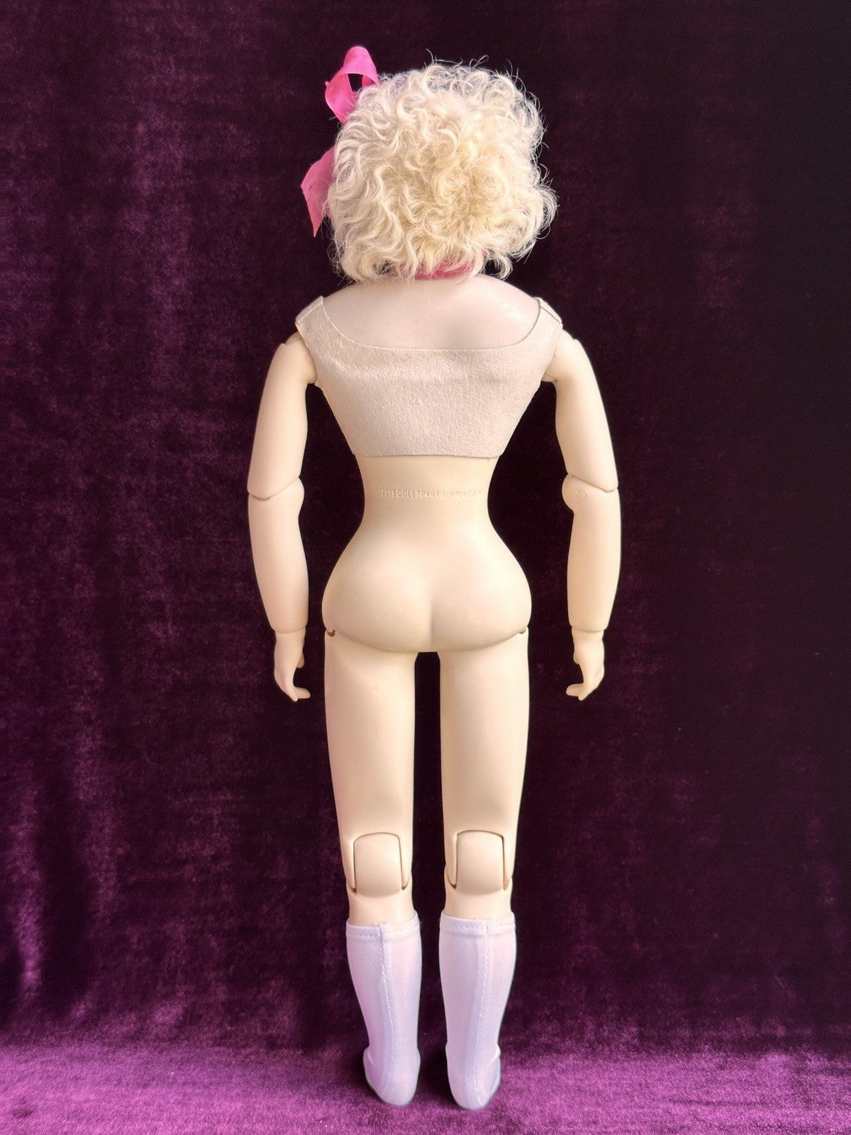 Collectible 15.5” Porcelain Repro of Antique French Huret China Fashion Doll