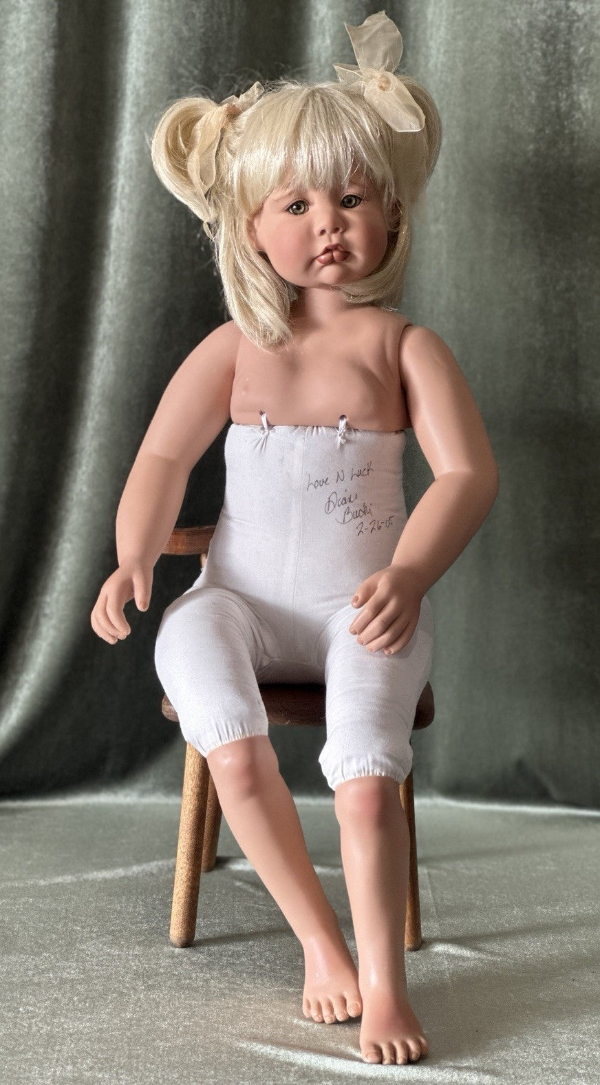 Vinyl 27” Doll “Emma” by Diane Bucki & Linda Rick The Doll Maker LE 500 Tag