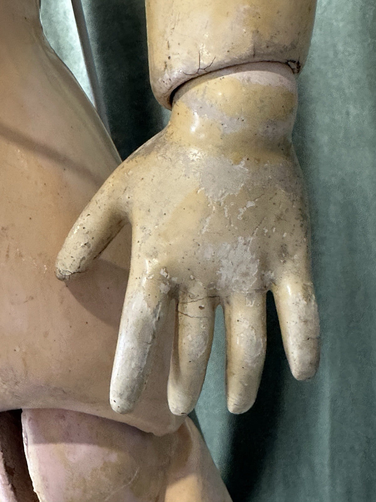 Rare Huge Antique German Heinrich  Handwerck 38 1/2” Doll Mold 79 Bisque Head