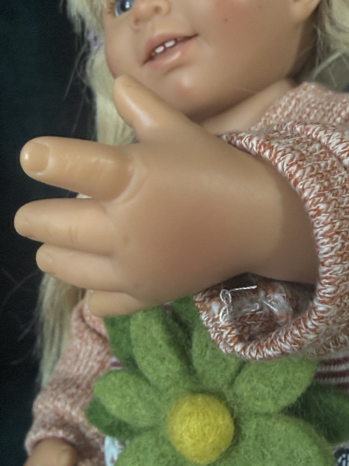 Collectible Artist Wichtel Muller 12” Vinyl Doll “Rosi”