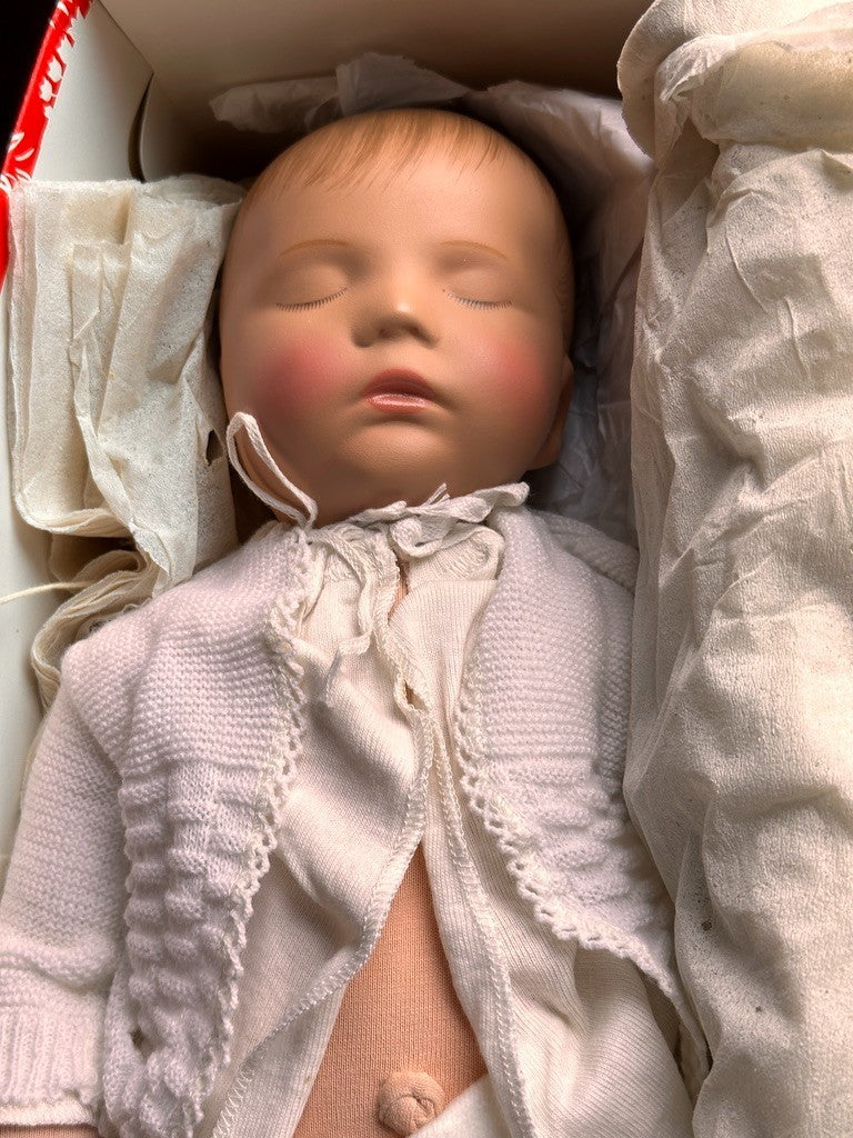 Rare Vintage German 20” Kathe Kruse Träumerchen Sand Filled Hospital Baby Doll