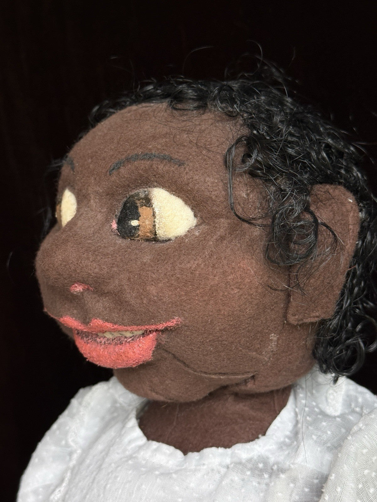 Vintage Handmade 30” Cloth Folk Doll