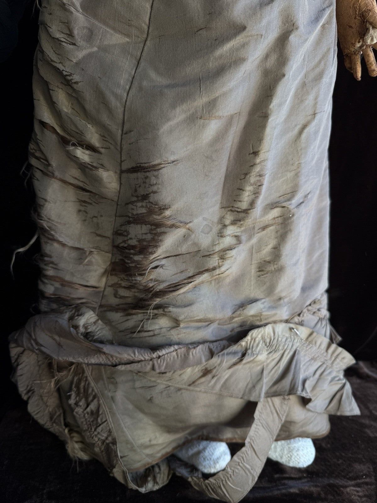 Huge 39” Antique American Greiner Papier Mache Doll