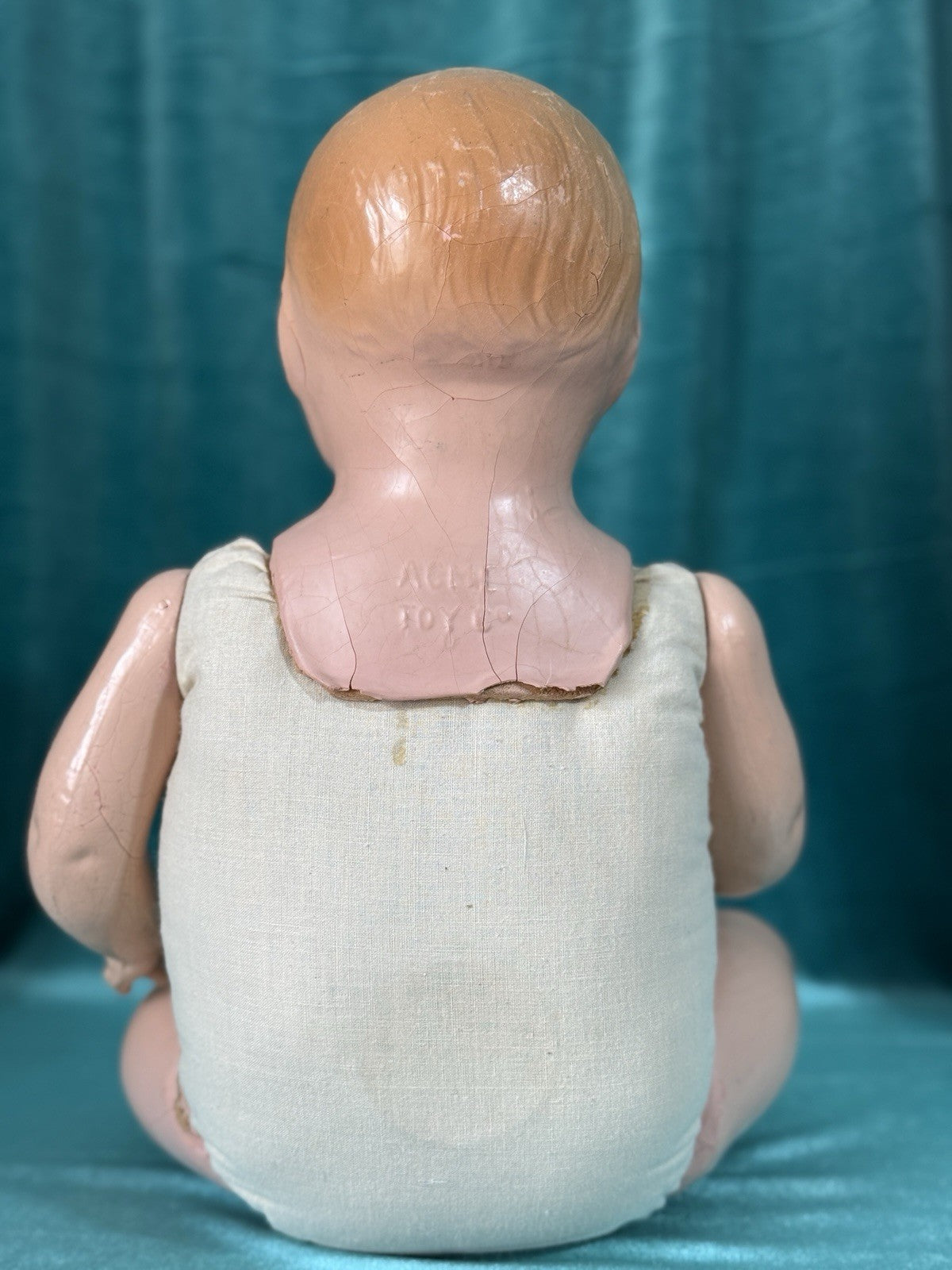 Antique 1920’s Acme Toys Composition Baby 18” Doll