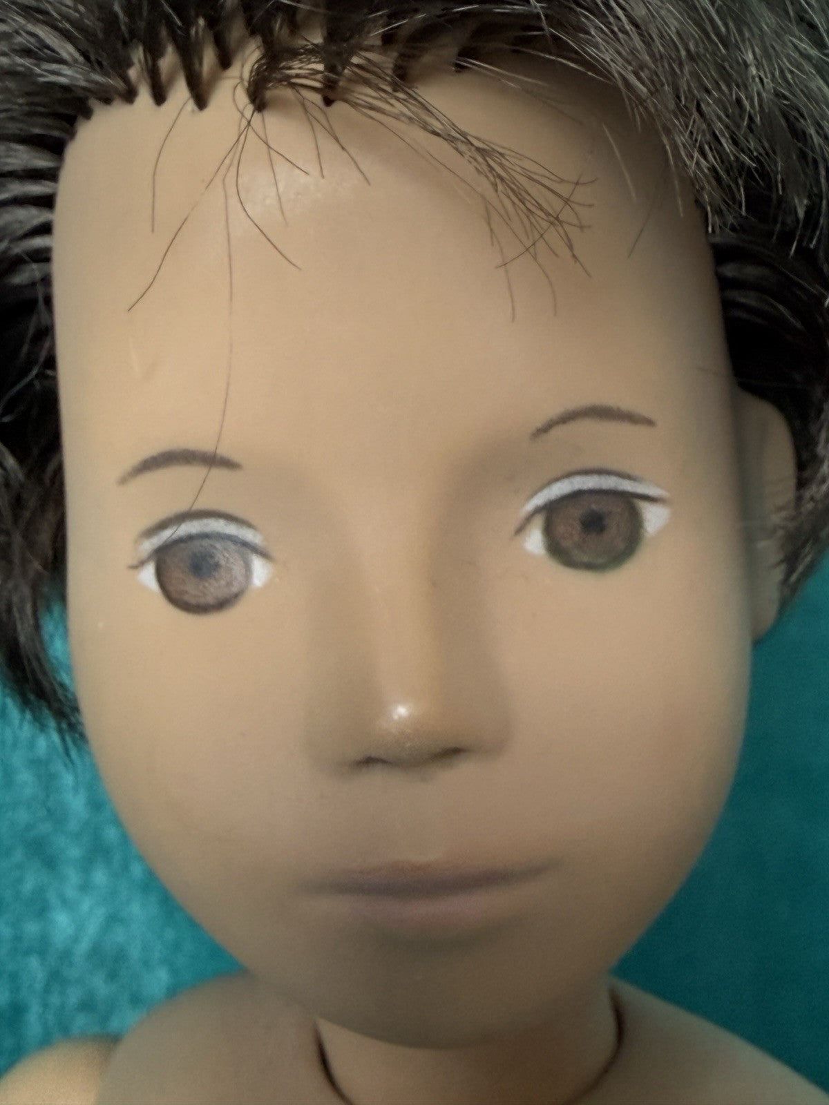 Collectible England Vinyl Brunette Gregor Boy Doll; Redressed