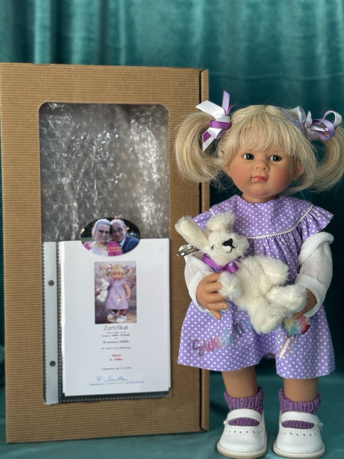 MIB Artist Wichtel Muller 12” Vinyl Doll “Mara” Box/COA/Toy