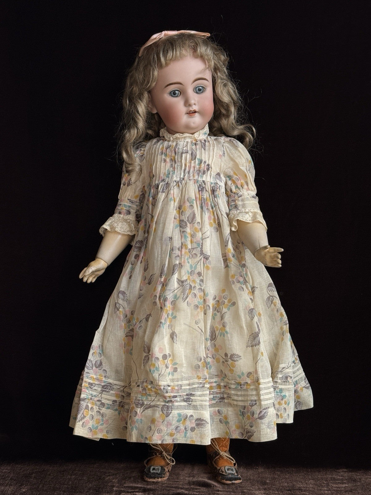 Antique German 24” Adolf Wislizenus 101 My Sweetheart Bisque Head Doll