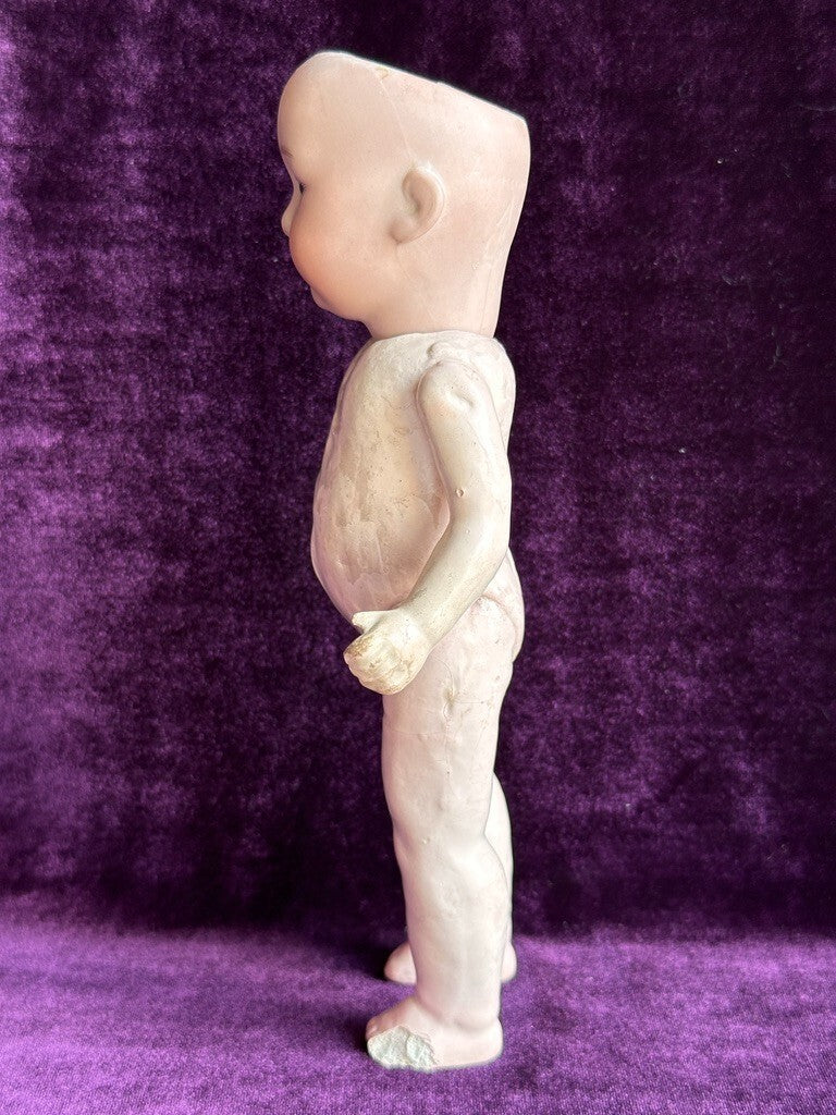 Antique German 9.5” Armand Marseille 975 Bisque Head Toddler Doll