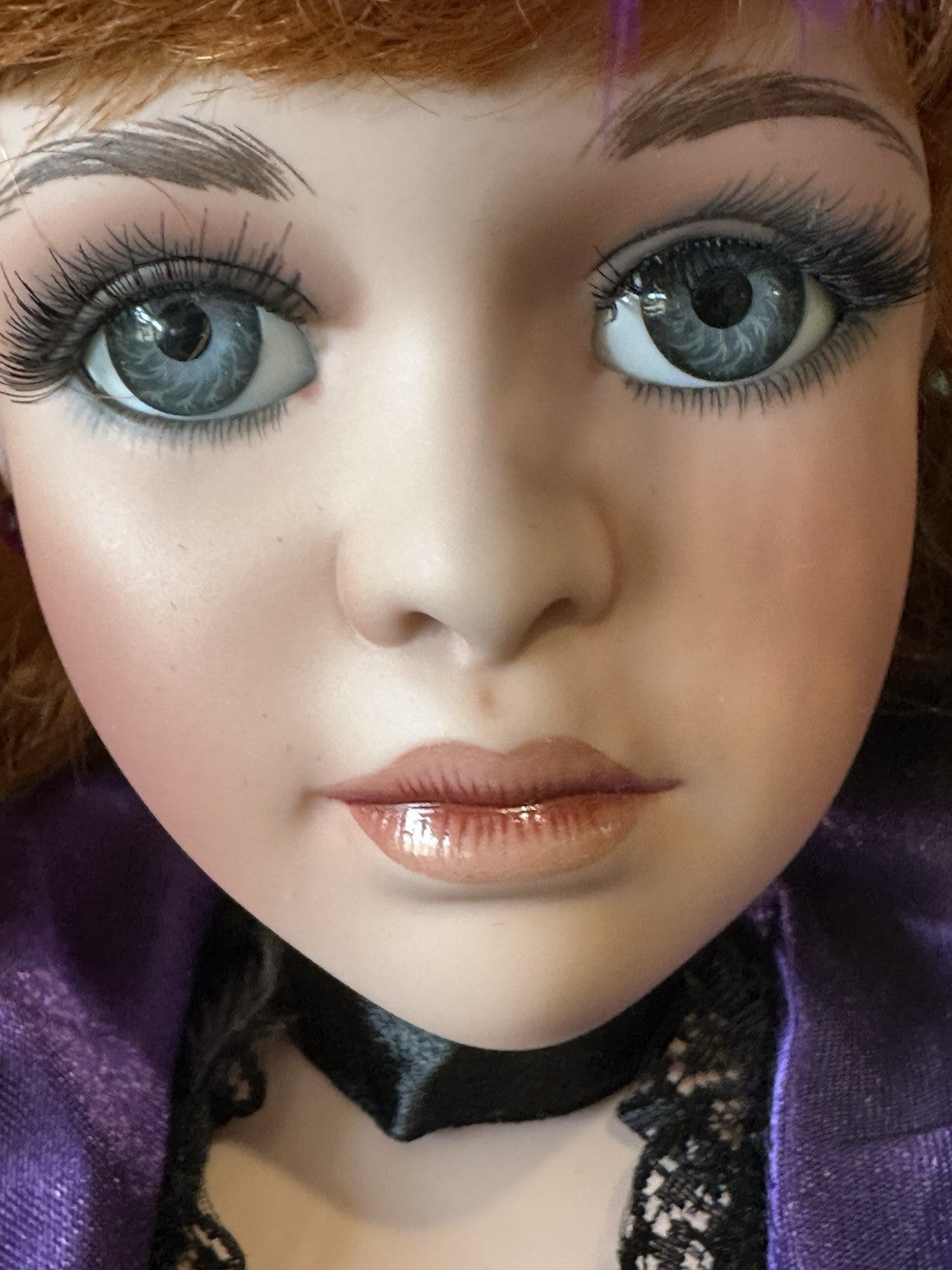 Jan Mclean 1999 23" Porcelain Doll “Pearl” Tag & COA  For Exclusively Yours