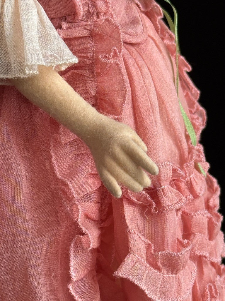 Collectible John Wright Columbine 15" Cloth Felt Doll LE 300 in Box