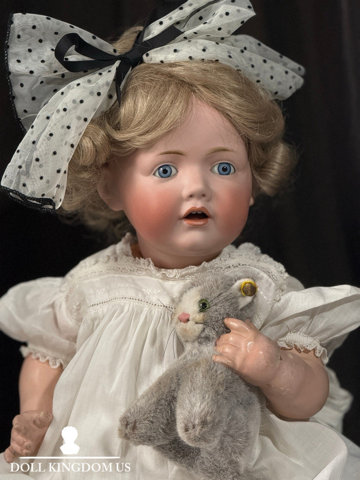 Antique German 20” Hilda JDK Kestner 245 Bisque Head Composition Body Baby Doll