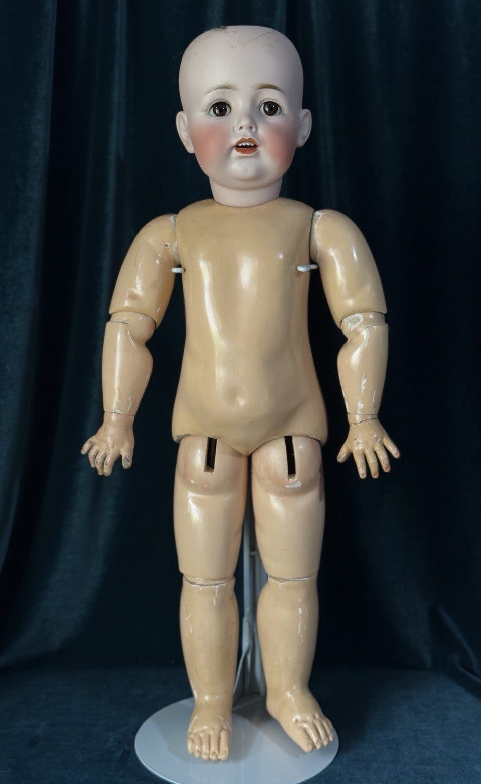 Antique 1890’s German 26” JDK Kestner 260 Toddler Doll French  Bebe Jumeau Body