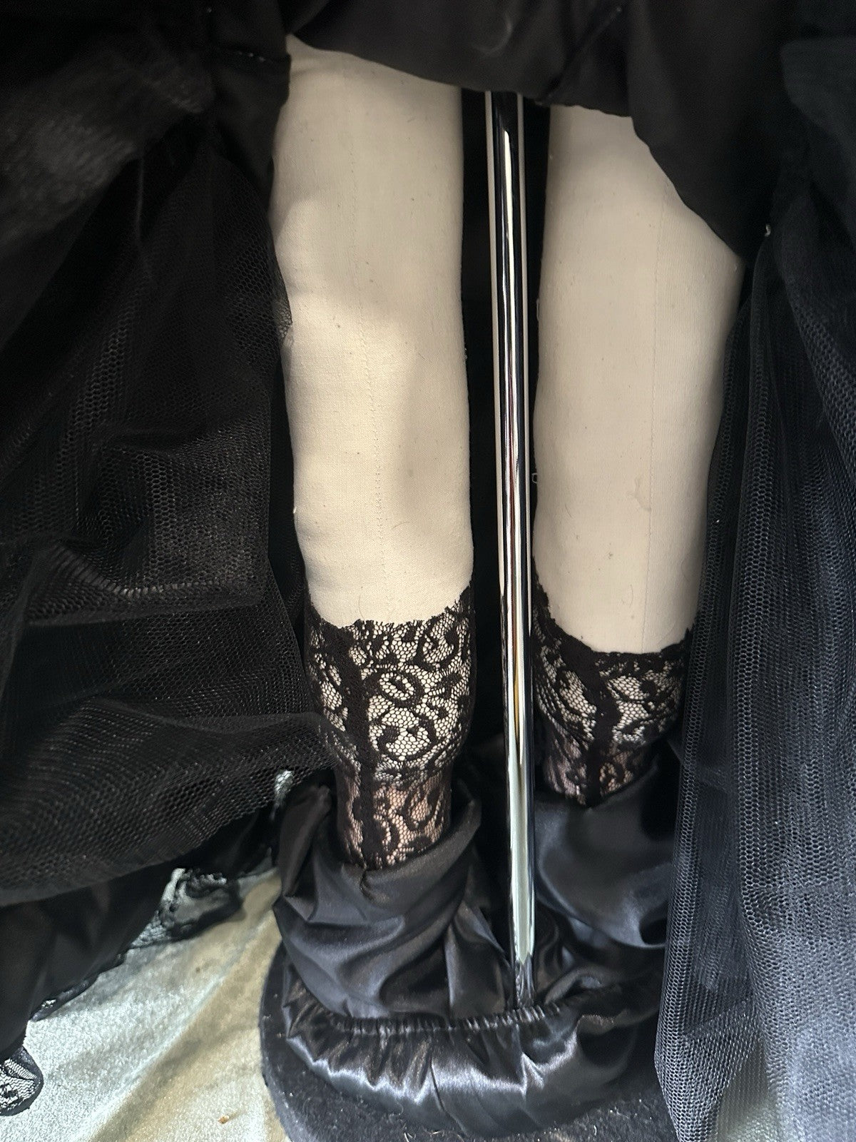 Collectible Large 42” Porcelain Doll “Platinum” by Rustie LE 700 COA/Stand