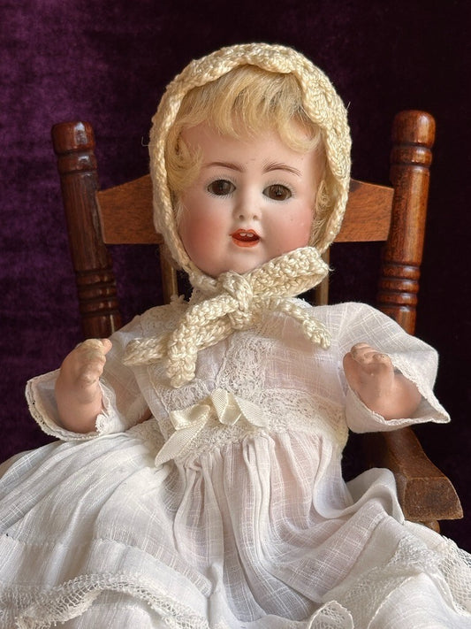 Antique German 8” Alt Beck Gottschalk Bisque Head 1361 Bisque Head Baby Doll