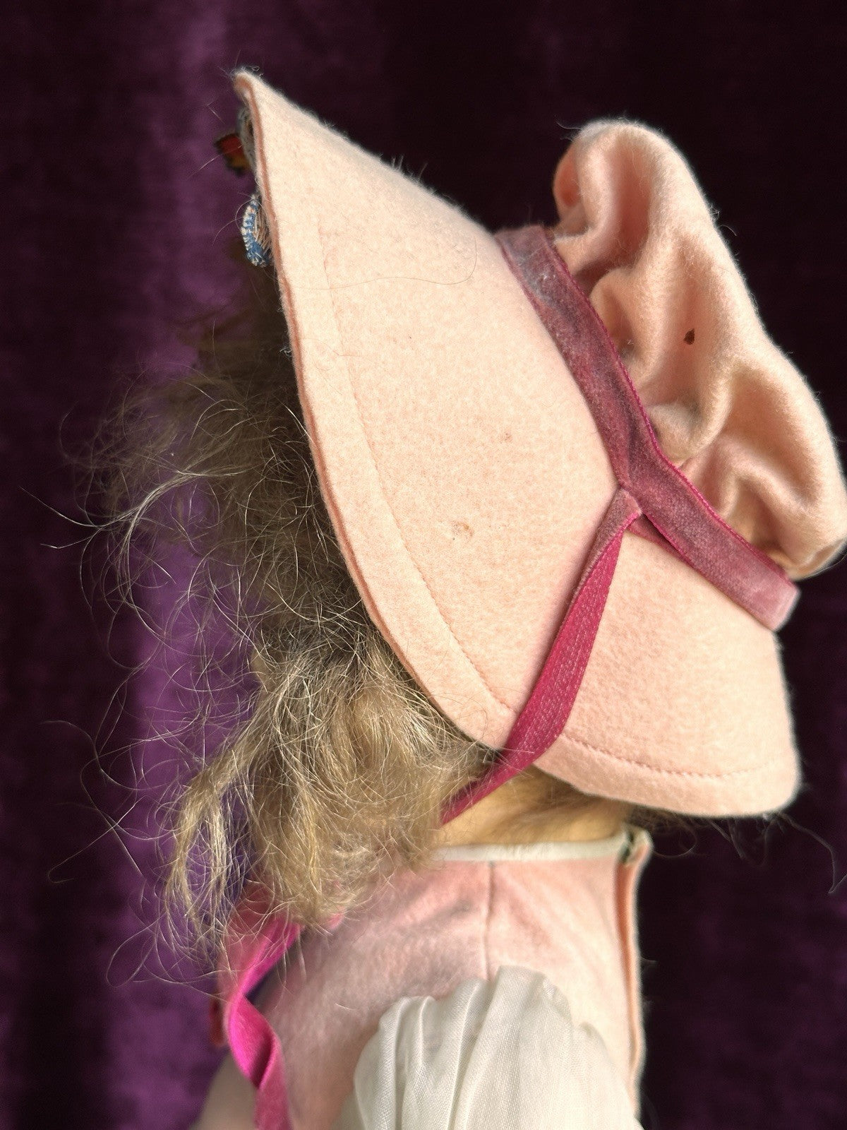 Vintage Italian Lenci Grugnetto 1500 Series Felt Grumpy 19” Doll