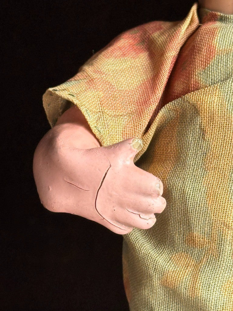 Very Rare Antique American 11.5" Composition Ideal Uneeda Advertising Boy Doll