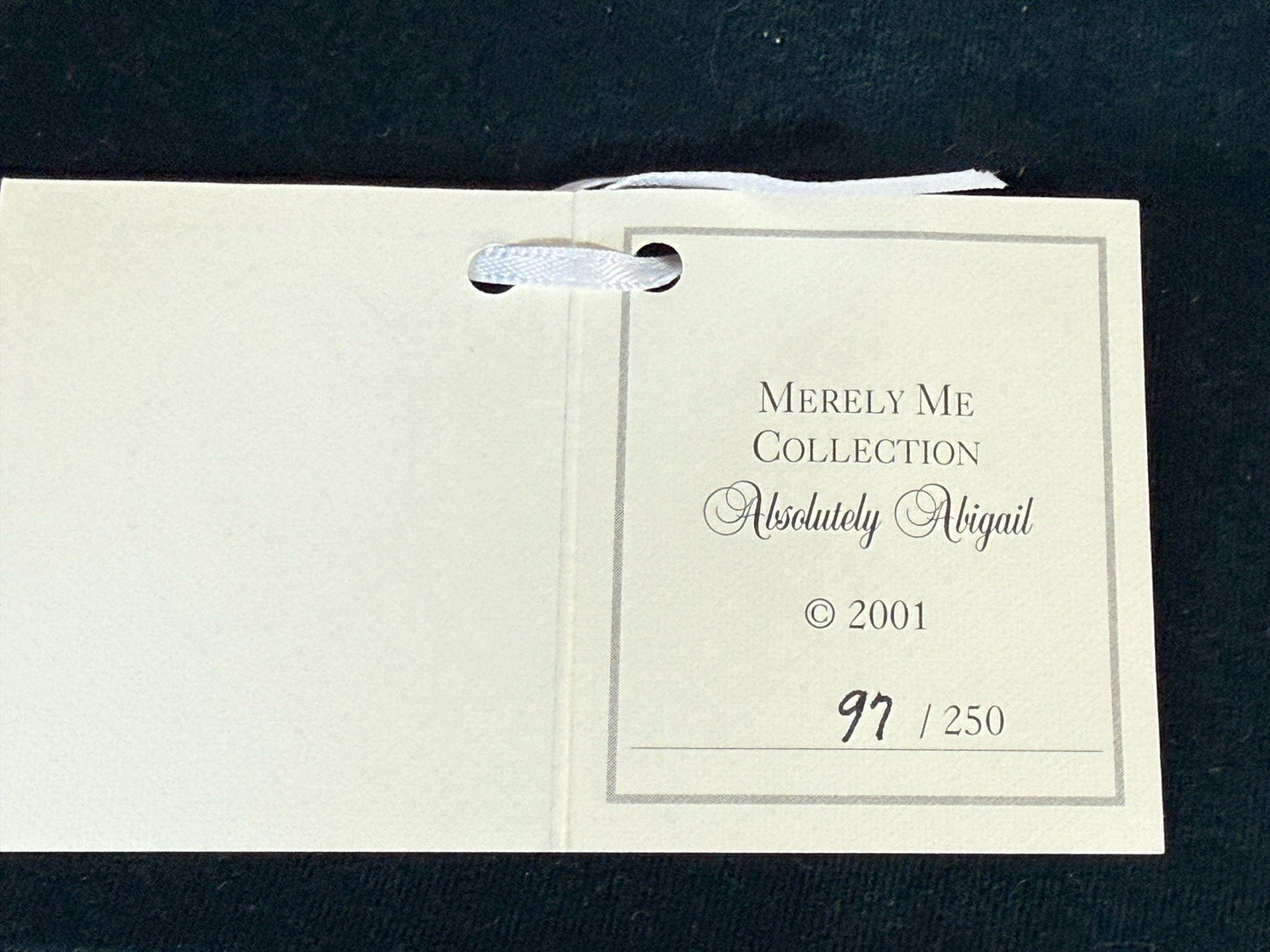 MIB Wendy Lawton “Absolutely Abigail” Wooden Body 9” Doll LE 250 Box/COA/Tag