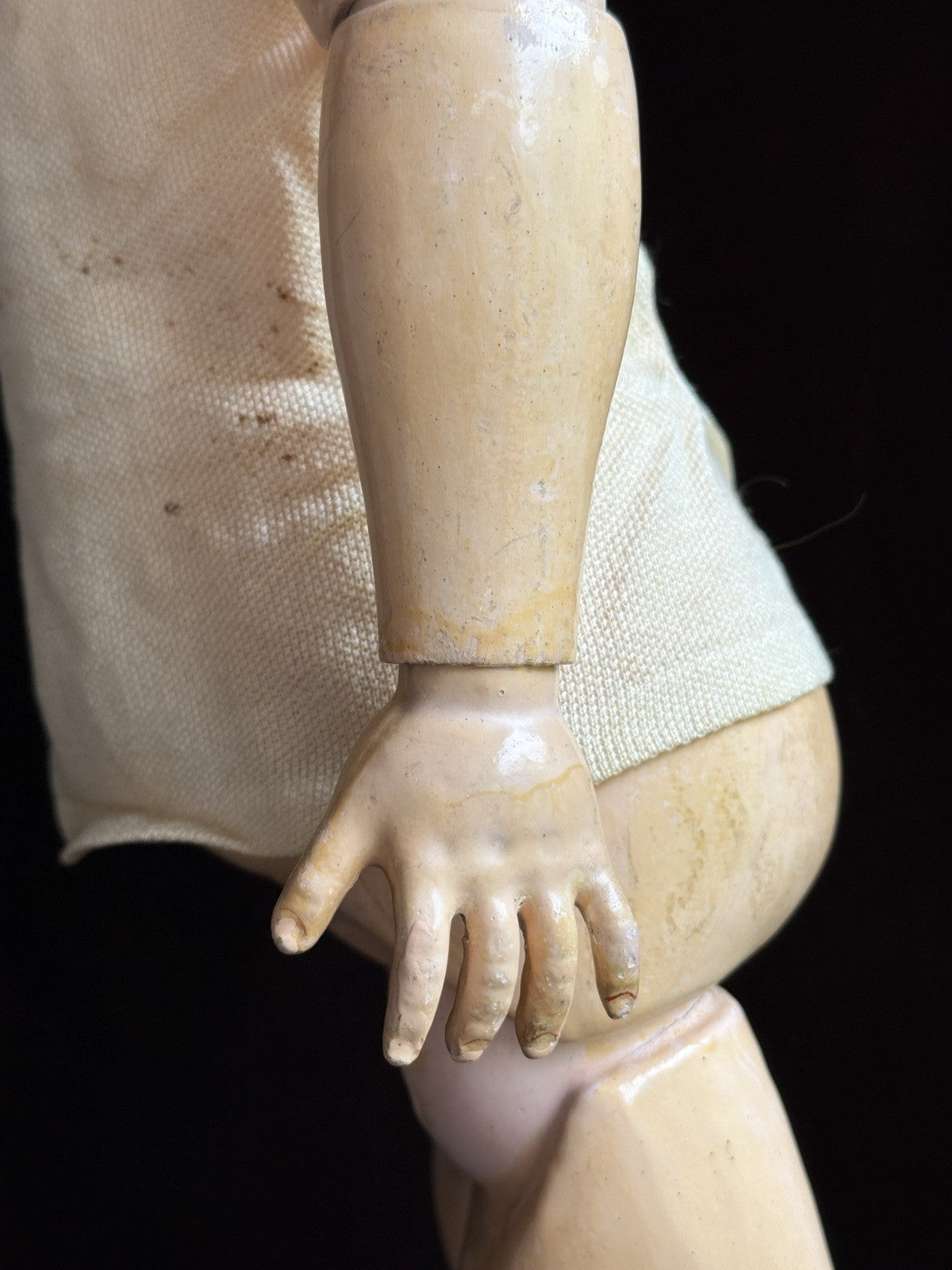 Rare Antique German 27.5” Kestner 156 Bisque Head Doll