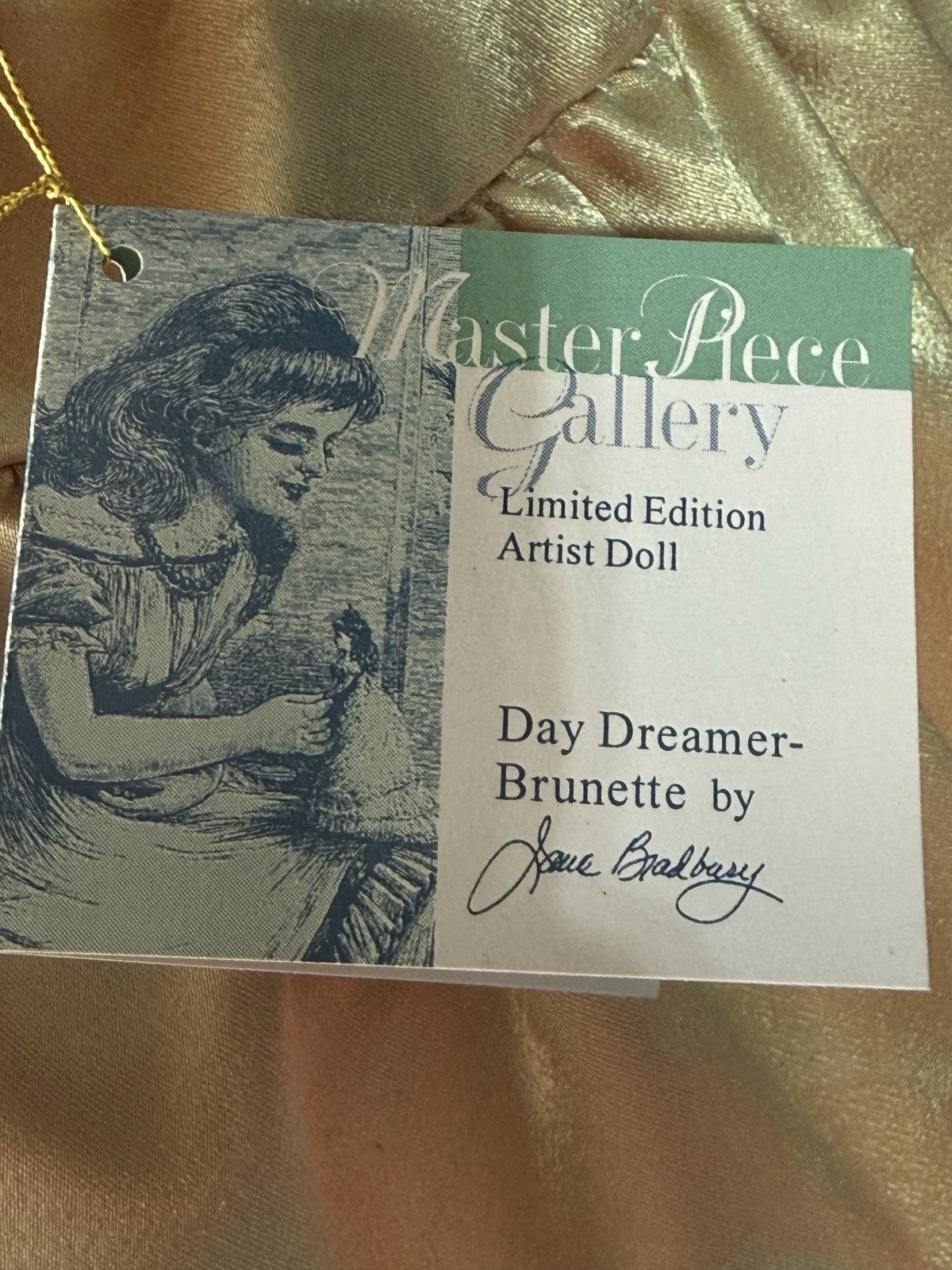 Artist Collectible Resin “Day Dreamer” Doll by Jane Bradbury LE 127/200