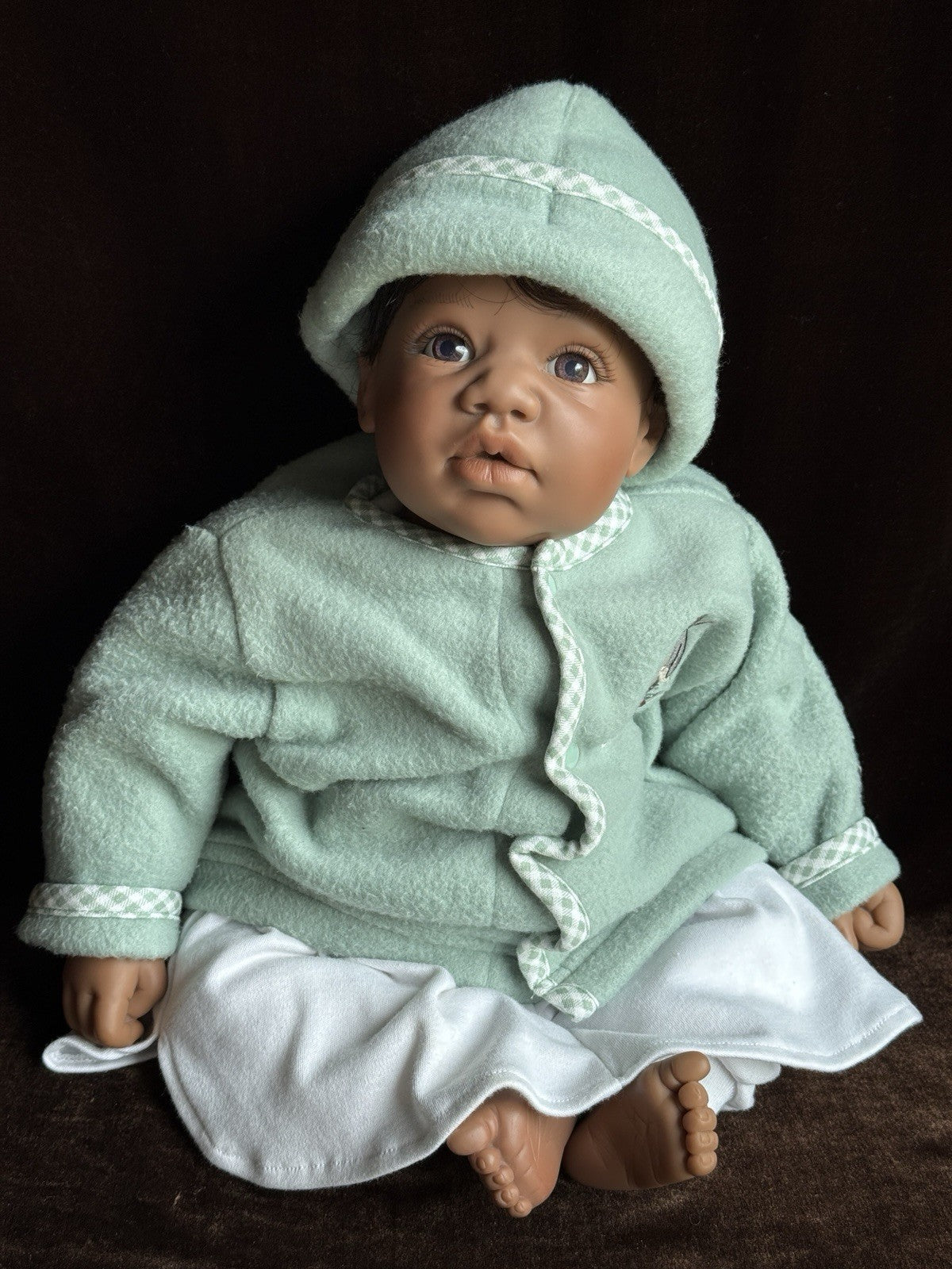 Lee Middleton Soft & Innocen Vinyl Cloth Baby Doll by Reva Schick LE 2500 in Box