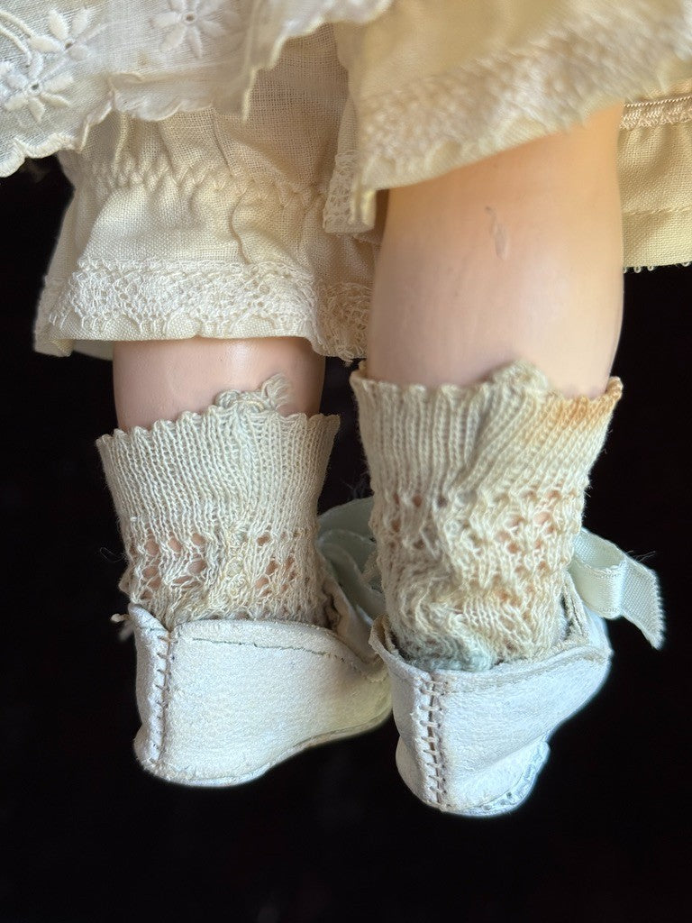 Antique German 14” Kestner 143 Bisque Head Doll