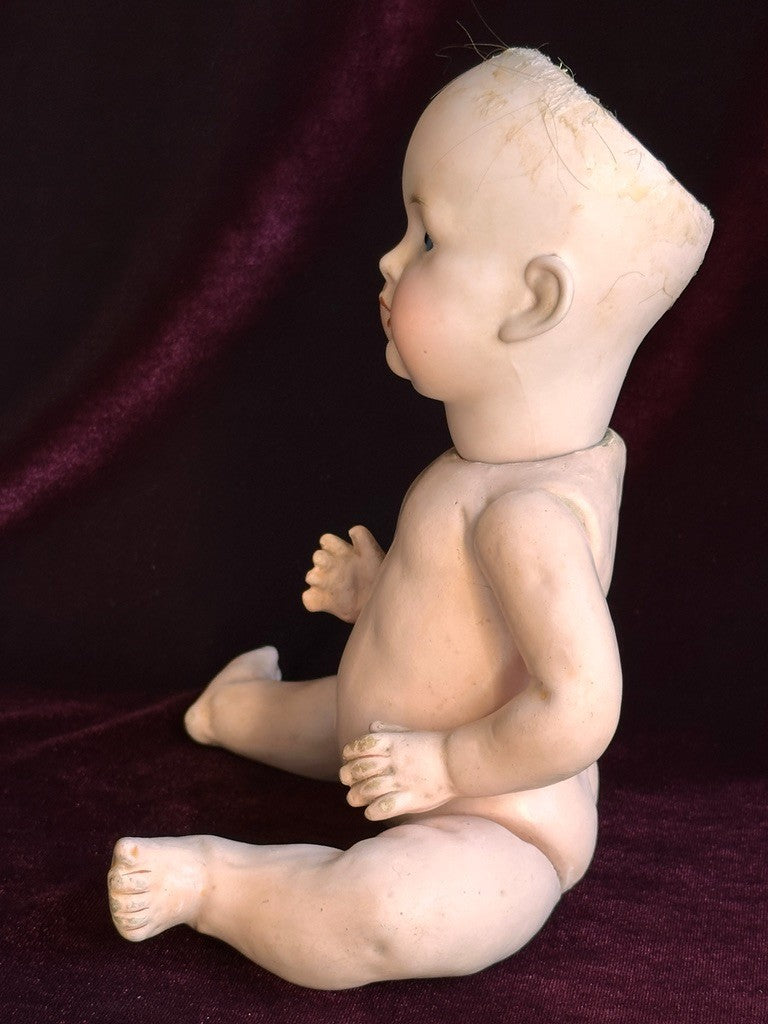 Rare Antique German 11” Bahr & Proschild 604 Bisque Head Baby Doll