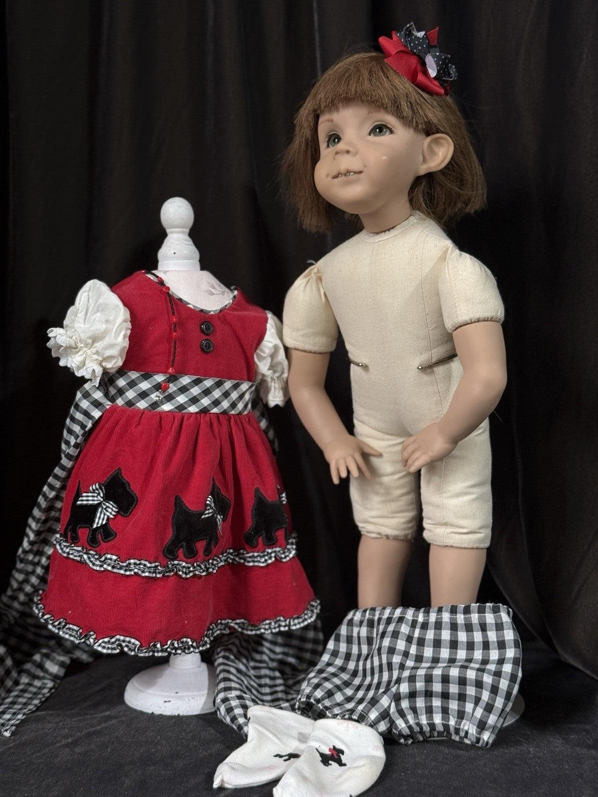 Artist Original German Vinyl 20” Baby Girl Doll By Grossle-Schmidt