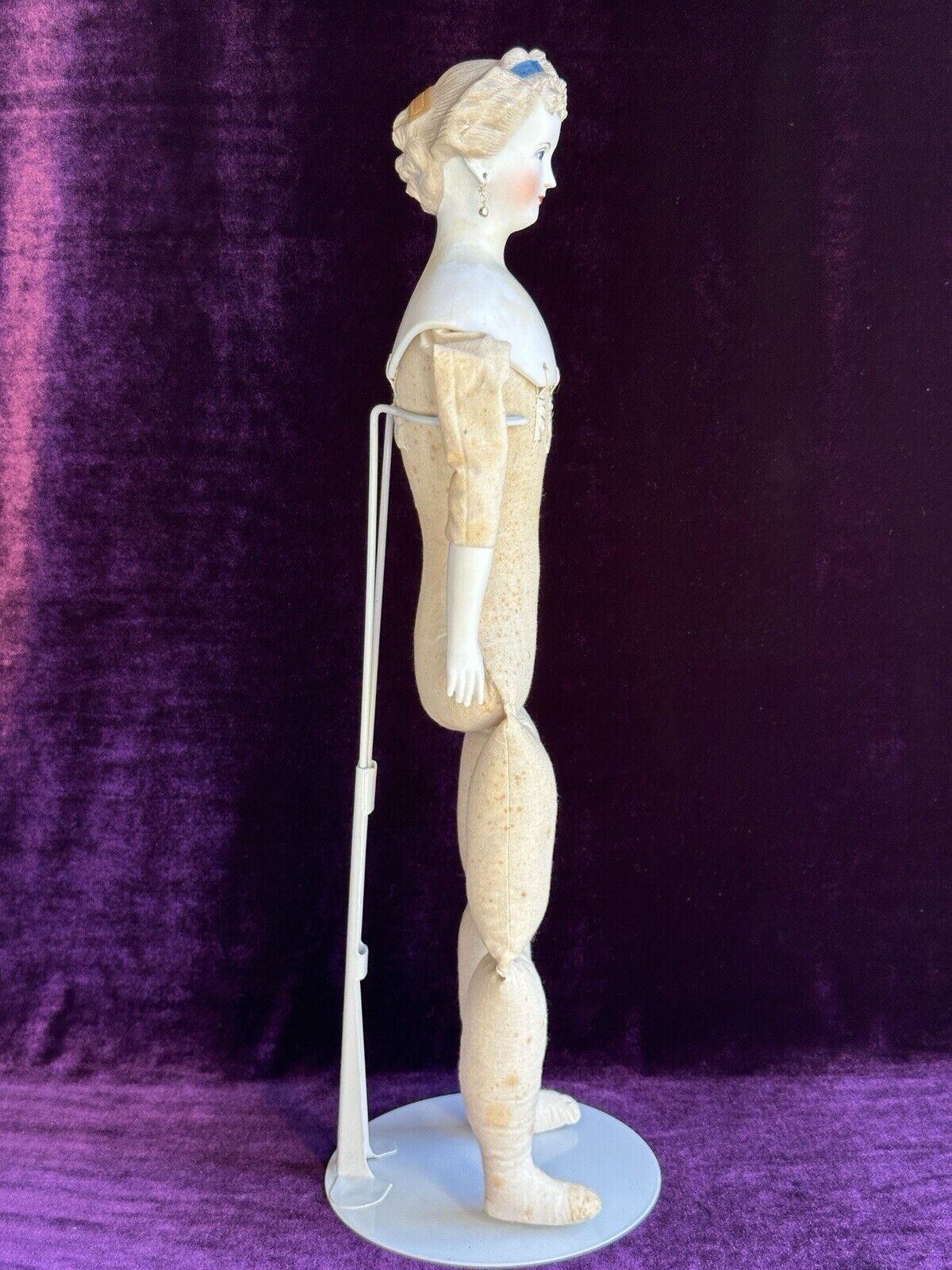 Antique German 18” Countess Dagmar Parian China Head Doll