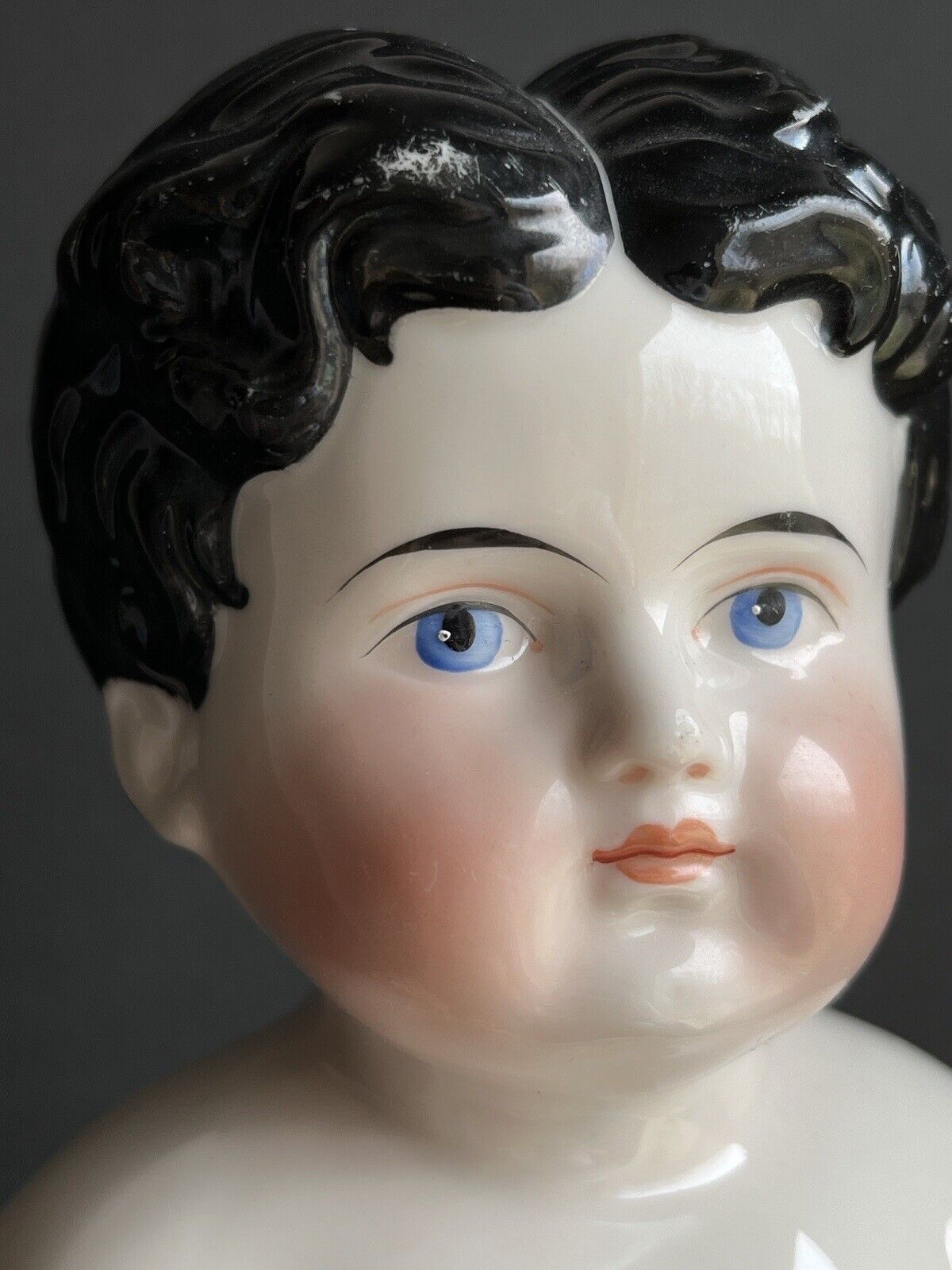 Antique German 22” ABG Alt Beck Gottschalk 784 Exposed Ears China Boy Doll