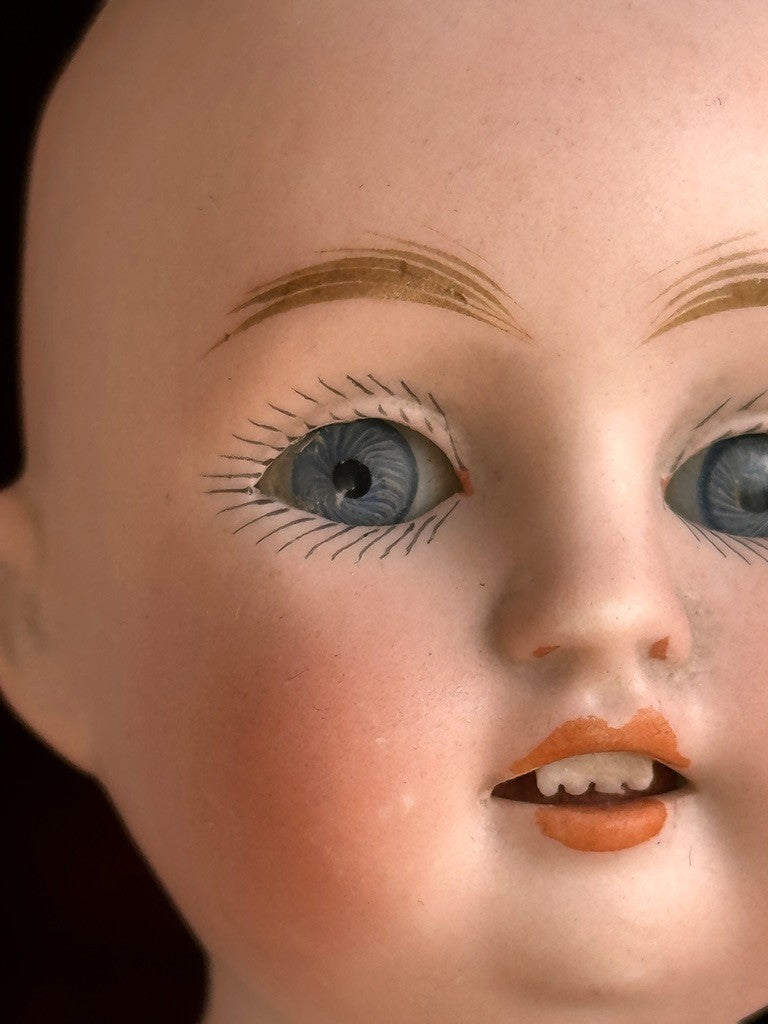 Large Antique German 7.5” Kestner 150 All Bisque Mignonette Doll