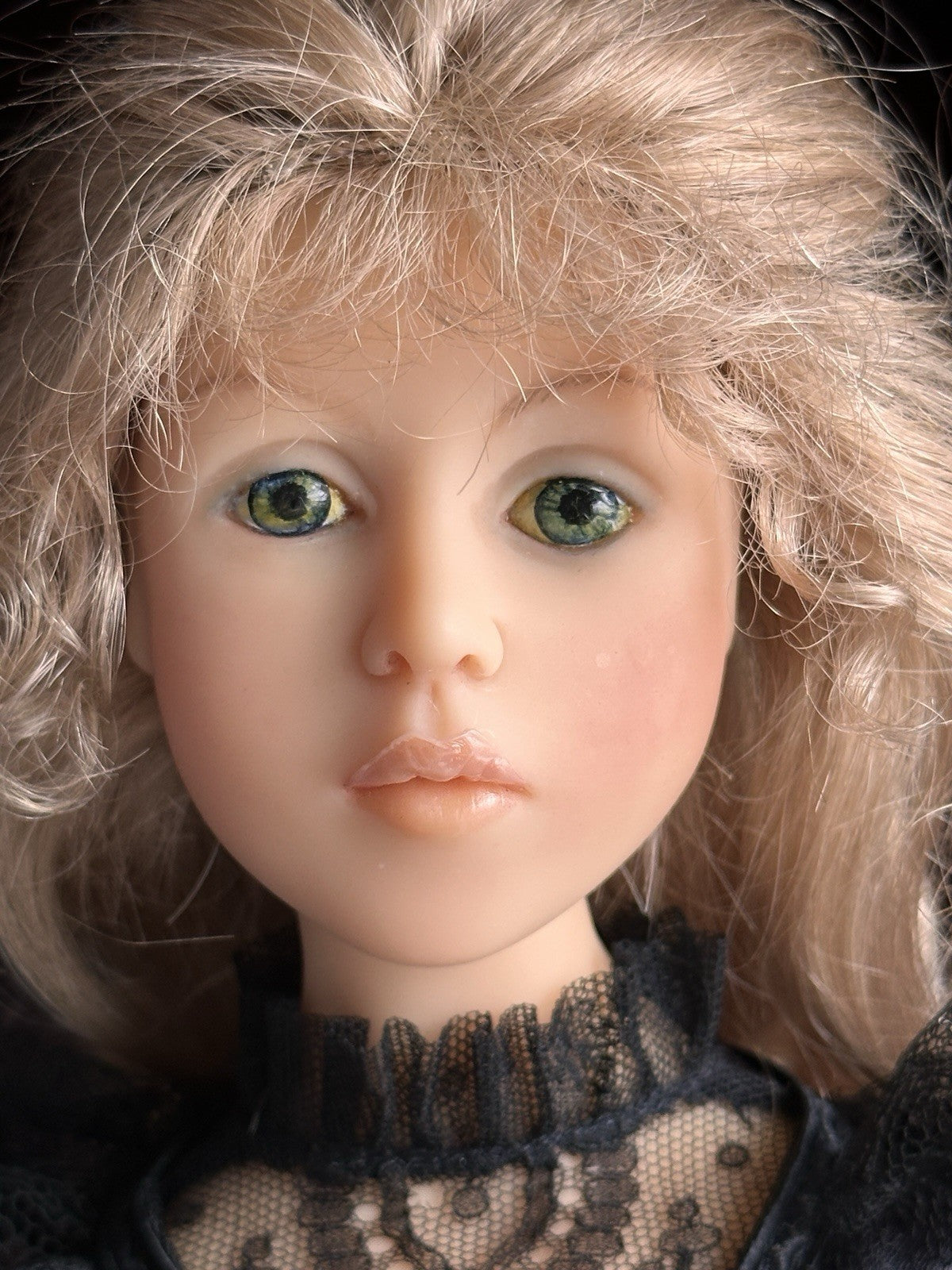 Collectible French Heloise 21.5” Resin/Cloth Doll