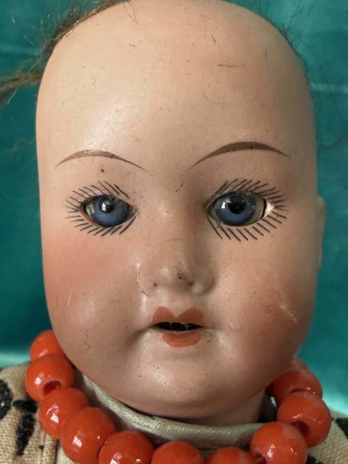 Lot of 2 Antique German Armand Marseille 390 Bisque Head Dolls