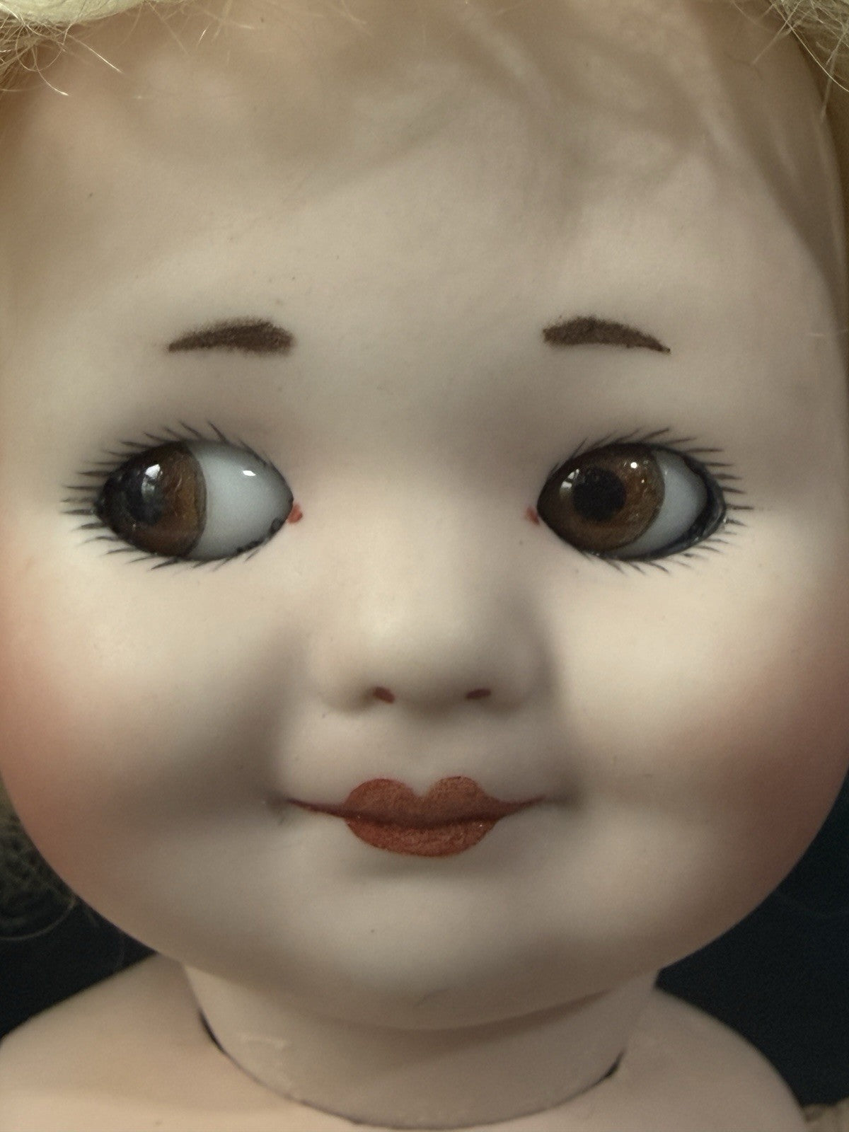 Vintage Reproduction of Rare German Kley & Hahn Googly Eyes 9.5” Doll