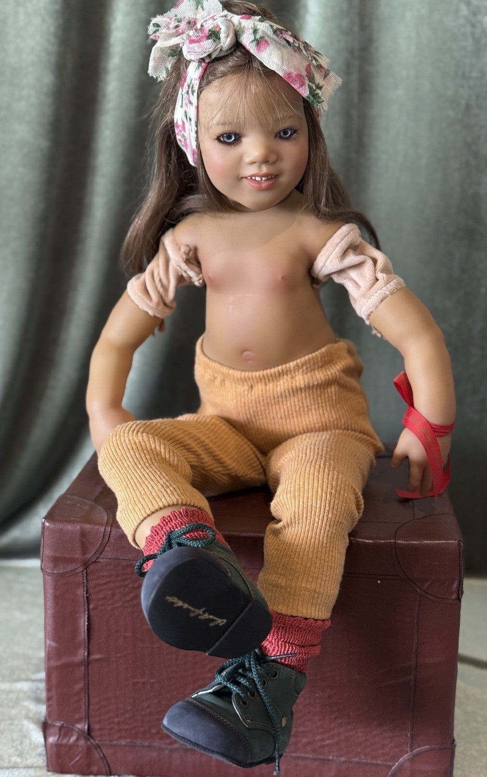 Collectible Vinyl Annette Himstedt 27 1/2” Georgi I Doll 1999 Limited Edition