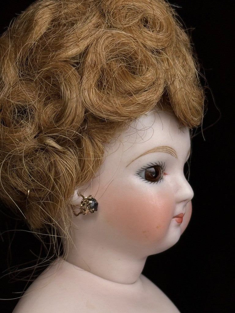 Vintage Artist Porcelain 16” Reproduction of Antique French Fashion Doll