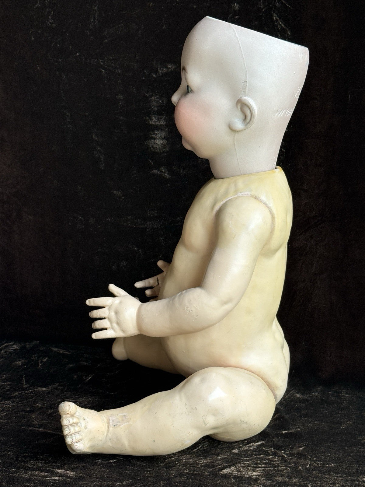 Antique German 24” Simon & Halbig Kammer & Reinhardt 126 Bisque Head Baby Doll