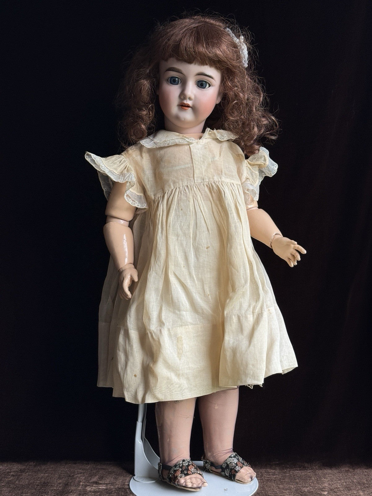 Large Antique German 27” Armand Marseille 390 Bisque Head Doll
