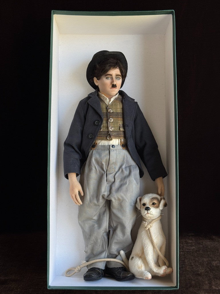 John Wright Charlie Chaplin Little Tramp A Dog's Life + Scraps in Box LE 50