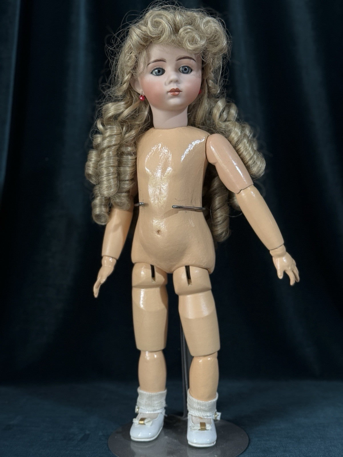 Artist Reproduction of Antique French Albert Marque 17” Doll Porcelain Head