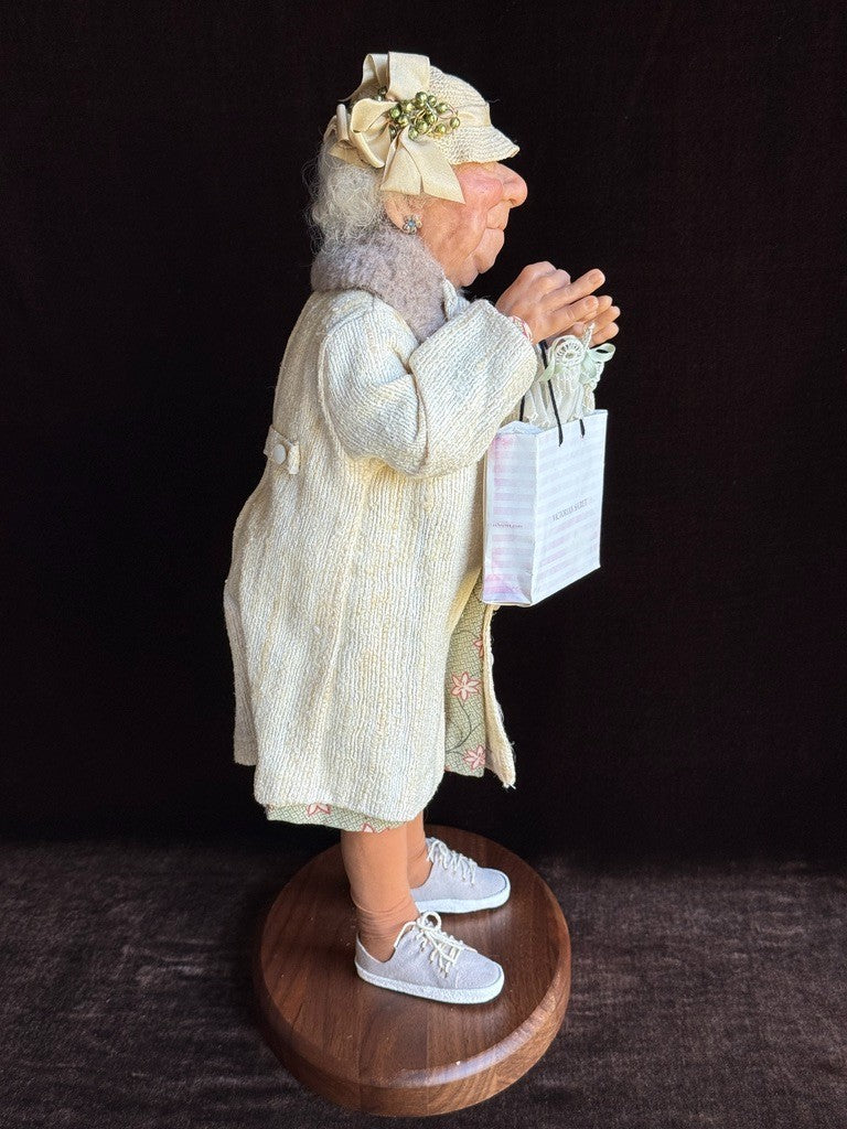 NIADA Artist Annie Wahl Rosie Moser's Victoria Secret Original Doll Mixed Media