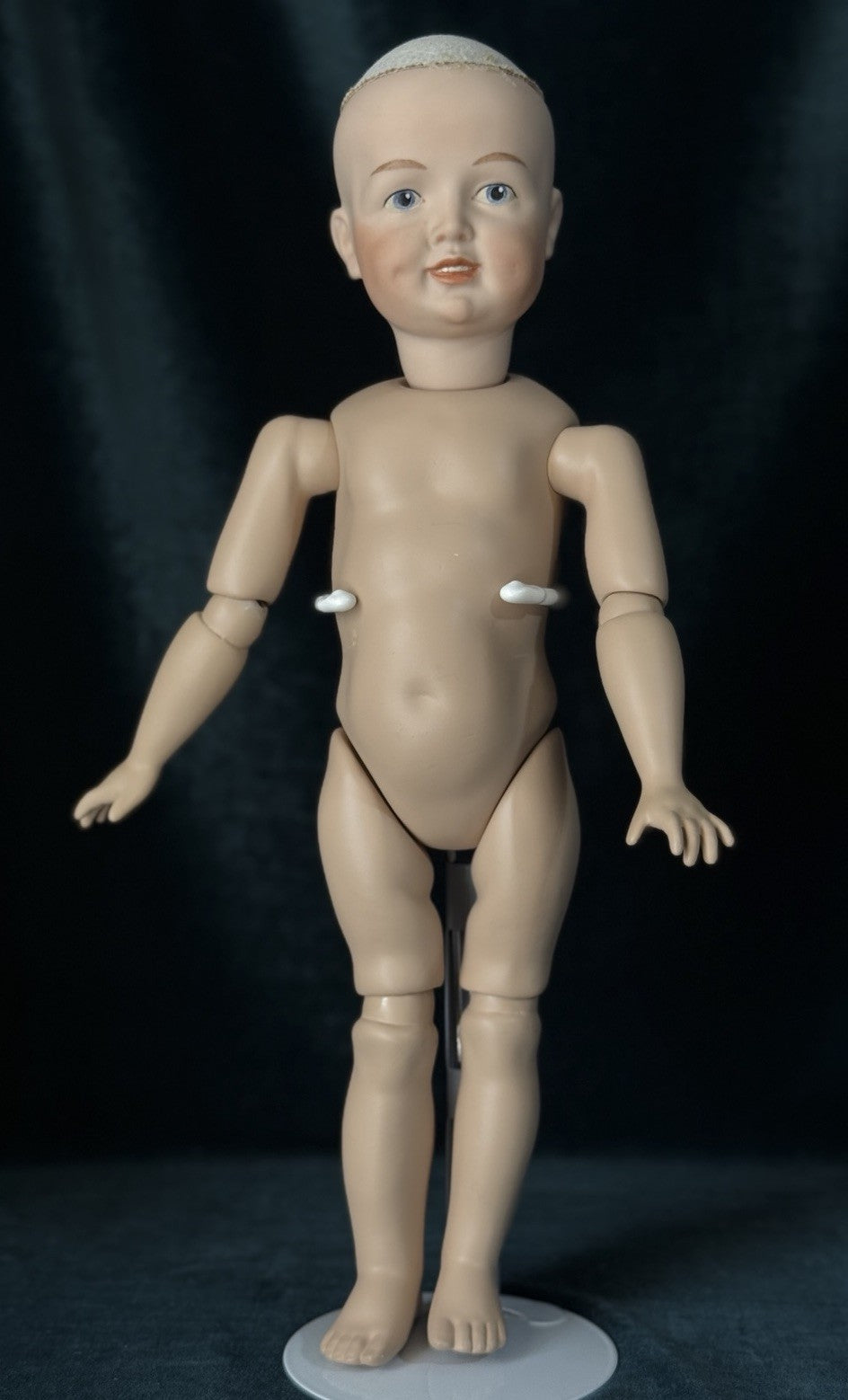 Rare Reproduction of Antique Simon Halbig 151 Smiling Character 15” Doll