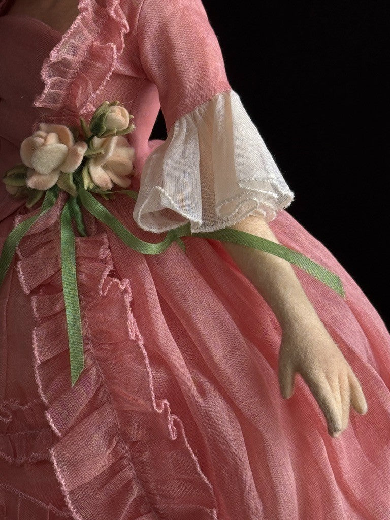 Collectible John Wright Columbine 15" Cloth Felt Doll LE 300 in Box