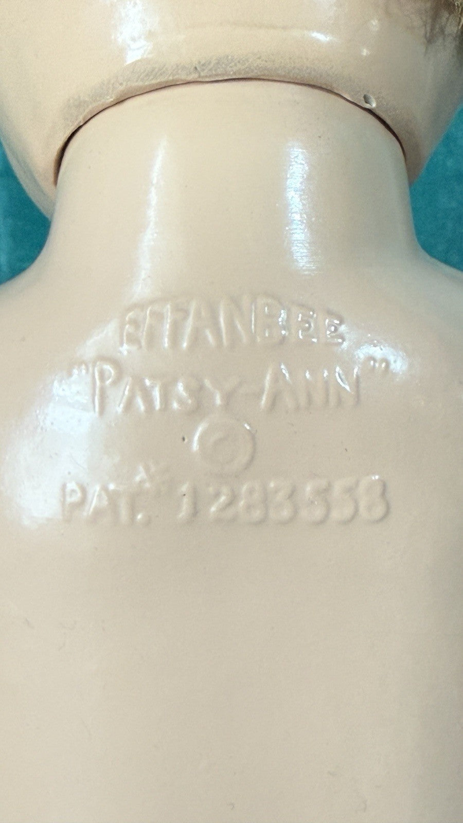 Rare Antique 1928 Effanbee Composition Patsy Ann doll 18” Doll Caracul Hair