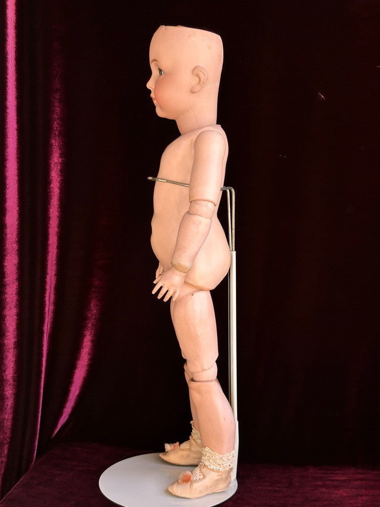 Antique German 26” Kammer Reinhardt 117 Mein Liebling Bisque Head Doll