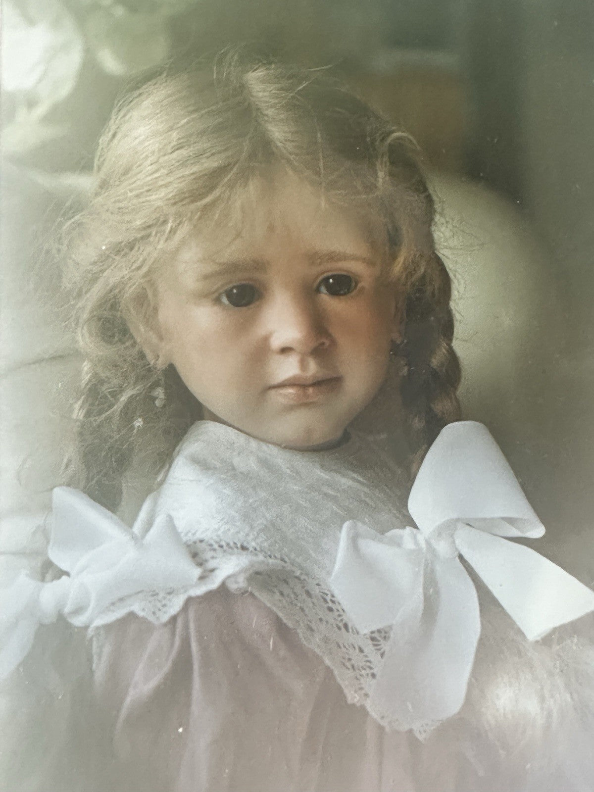 Collectible Artist 26” Porcelain Doll “Allena” by Ruth Treffeisen LE 100 COA